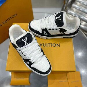 Louis Vuitton Black and White Sneakers